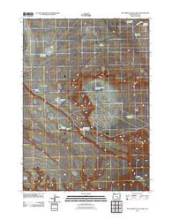 Keg Springs Valley West Oregon Historical topographic map, 1:24000 scale, 7.5 X 7.5 Minute, Year 2011