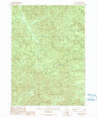 Kelly Butte Oregon Historical topographic map, 1:24000 scale, 7.5 X 7.5 Minute, Year 1990