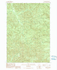 Kelly Butte Oregon Historical topographic map, 1:24000 scale, 7.5 X 7.5 Minute, Year 1990