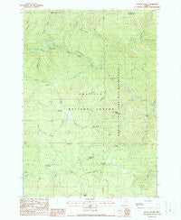 Kelsay Butte Oregon Historical topographic map, 1:24000 scale, 7.5 X 7.5 Minute, Year 1988