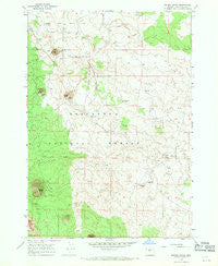 Kelsey Butte Oregon Historical topographic map, 1:24000 scale, 7.5 X 7.5 Minute, Year 1967