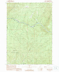 Kelsey Peak Oregon Historical topographic map, 1:24000 scale, 7.5 X 7.5 Minute, Year 1989