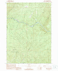 Kelsey Peak Oregon Historical topographic map, 1:24000 scale, 7.5 X 7.5 Minute, Year 1989