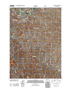 Kelsey Butte Oregon Historical topographic map, 1:24000 scale, 7.5 X 7.5 Minute, Year 2011