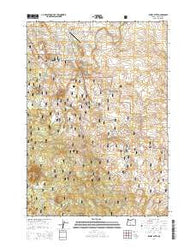 Kelsey Butte Oregon Current topographic map, 1:24000 scale, 7.5 X 7.5 Minute, Year 2014