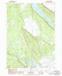 Keno Oregon Historical topographic map, 1:24000 scale, 7.5 X 7.5 Minute, Year 1985