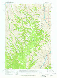 Kernan Point Oregon Historical topographic map, 1:62500 scale, 15 X 15 Minute, Year 1954