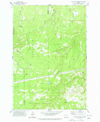 Ketchum Reservoir Oregon Historical topographic map, 1:24000 scale, 7.5 X 7.5 Minute, Year 1977
