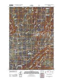 Ketchum Reservoir Oregon Historical topographic map, 1:24000 scale, 7.5 X 7.5 Minute, Year 2011