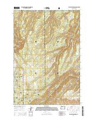 Ketchum Reservoir Oregon Current topographic map, 1:24000 scale, 7.5 X 7.5 Minute, Year 2014