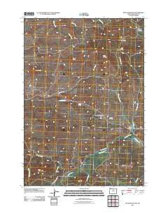 Keyes Mountain Oregon Historical topographic map, 1:24000 scale, 7.5 X 7.5 Minute, Year 2011