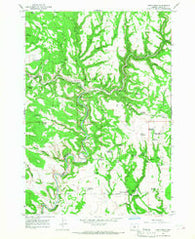 Keys Creek Oregon Historical topographic map, 1:24000 scale, 7.5 X 7.5 Minute, Year 1966