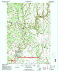 Keys Creek Oregon Historical topographic map, 1:24000 scale, 7.5 X 7.5 Minute, Year 1992
