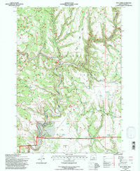 Keys Creek Oregon Historical topographic map, 1:24000 scale, 7.5 X 7.5 Minute, Year 1992