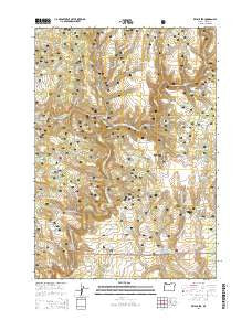 Keys Creek Oregon Current topographic map, 1:24000 scale, 7.5 X 7.5 Minute, Year 2014