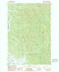 Kilchis River Oregon Historical topographic map, 1:24000 scale, 7.5 X 7.5 Minute, Year 1985