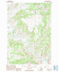 Kimberly Oregon Historical topographic map, 1:24000 scale, 7.5 X 7.5 Minute, Year 1990