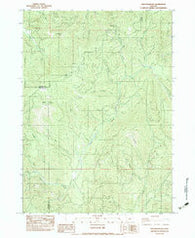 King Mountain Oregon Historical topographic map, 1:24000 scale, 7.5 X 7.5 Minute, Year 1983