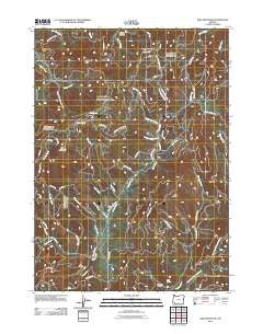 King Mountain Oregon Historical topographic map, 1:24000 scale, 7.5 X 7.5 Minute, Year 2011