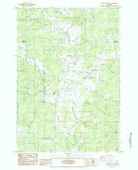 Kings Valley Oregon Historical topographic map, 1:24000 scale, 7.5 X 7.5 Minute, Year 1984