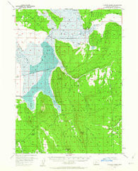 Klamath Marsh Oregon Historical topographic map, 1:62500 scale, 15 X 15 Minute, Year 1957