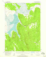 Klamath Marsh Oregon Historical topographic map, 1:62500 scale, 15 X 15 Minute, Year 1957