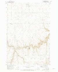 Klondike Oregon Historical topographic map, 1:24000 scale, 7.5 X 7.5 Minute, Year 1971