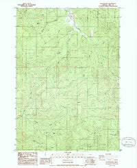 Kloster Mtn Oregon Historical topographic map, 1:24000 scale, 7.5 X 7.5 Minute, Year 1986