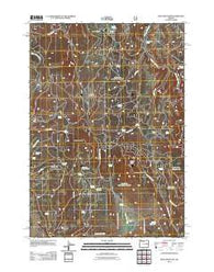 Knox Mountain Oregon Historical topographic map, 1:24000 scale, 7.5 X 7.5 Minute, Year 2011