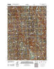 Knox Mountain Oregon Historical topographic map, 1:24000 scale, 7.5 X 7.5 Minute, Year 2011