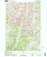 Krag Peak Oregon Historical topographic map, 1:24000 scale, 7.5 X 7.5 Minute, Year 1990