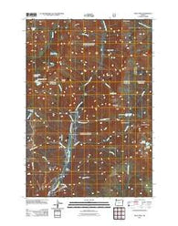 Krag Peak Oregon Historical topographic map, 1:24000 scale, 7.5 X 7.5 Minute, Year 2011