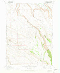 Krumbo Ridge Oregon Historical topographic map, 1:24000 scale, 7.5 X 7.5 Minute, Year 1968