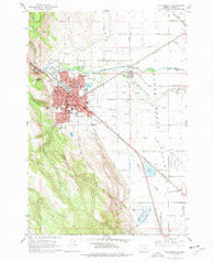 La Grande SE Oregon Historical topographic map, 1:24000 scale, 7.5 X 7.5 Minute, Year 1963