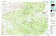 La Grande Oregon Historical topographic map, 1:100000 scale, 30 X 60 Minute, Year 1979