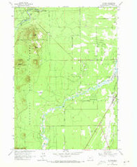 La Pine Oregon Historical topographic map, 1:24000 scale, 7.5 X 7.5 Minute, Year 1963