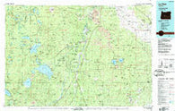 La Pine Oregon Historical topographic map, 1:100000 scale, 30 X 60 Minute, Year 1986