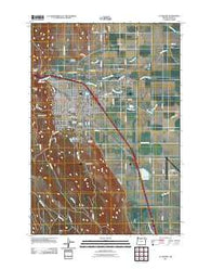 La Grande Oregon Historical topographic map, 1:24000 scale, 7.5 X 7.5 Minute, Year 2011