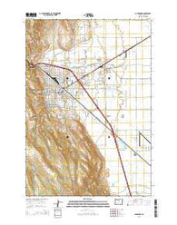 La Grande Oregon Current topographic map, 1:24000 scale, 7.5 X 7.5 Minute, Year 2014