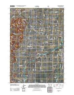 La Pine Oregon Historical topographic map, 1:24000 scale, 7.5 X 7.5 Minute, Year 2011