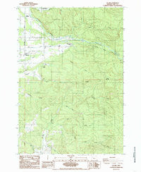 Lacomb Oregon Historical topographic map, 1:24000 scale, 7.5 X 7.5 Minute, Year 1984