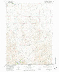 Ladycomb Peak Oregon Historical topographic map, 1:24000 scale, 7.5 X 7.5 Minute, Year 1981