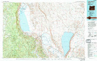 Lake Abert Oregon Historical topographic map, 1:100000 scale, 30 X 60 Minute, Year 1974