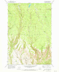 Lake Penland Oregon Historical topographic map, 1:24000 scale, 7.5 X 7.5 Minute, Year 1969