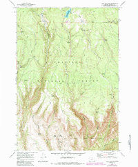 Lake Penland Oregon Historical topographic map, 1:24000 scale, 7.5 X 7.5 Minute, Year 1969