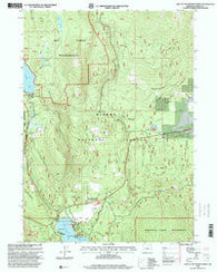 Lake of The Woods North Oregon Historical topographic map, 1:24000 scale, 7.5 X 7.5 Minute, Year 1998