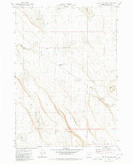 Lake on The Trail Oregon Historical topographic map, 1:24000 scale, 7.5 X 7.5 Minute, Year 1980