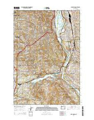 Lake Oswego Oregon Current topographic map, 1:24000 scale, 7.5 X 7.5 Minute, Year 2014