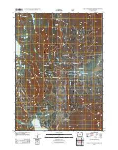 Lake of the Woods North Oregon Historical topographic map, 1:24000 scale, 7.5 X 7.5 Minute, Year 2011