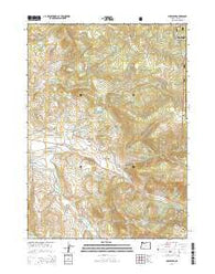 Lakecreek Oregon Current topographic map, 1:24000 scale, 7.5 X 7.5 Minute, Year 2014
